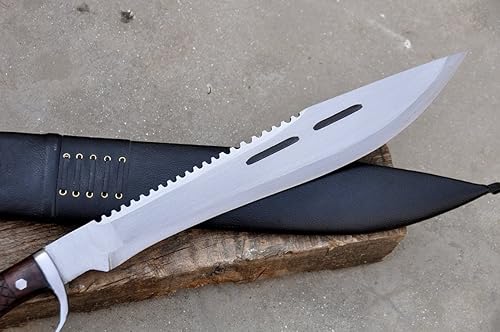 Miniatura 4 de Cuchillo de machete D-Guard de 18 pulgadas - Cuchillo de machete - Machete hecho a mano - Equilibrio de agua templada - Listo para usar - Cuchillos