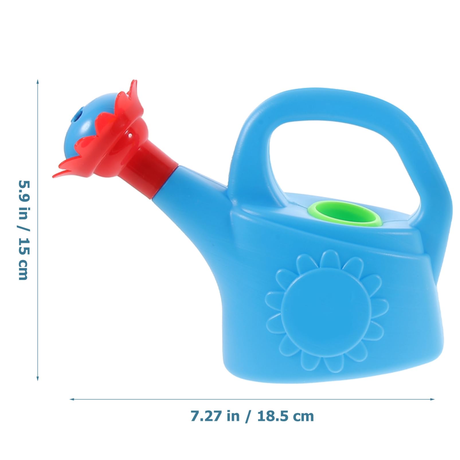 NUOBESTY 2pcs Plastic Chicken Watering Can Kids Garden Watering Cans Outdoor Toy Kids Bath Toys for Beach Garden (Random Color) - Image 2