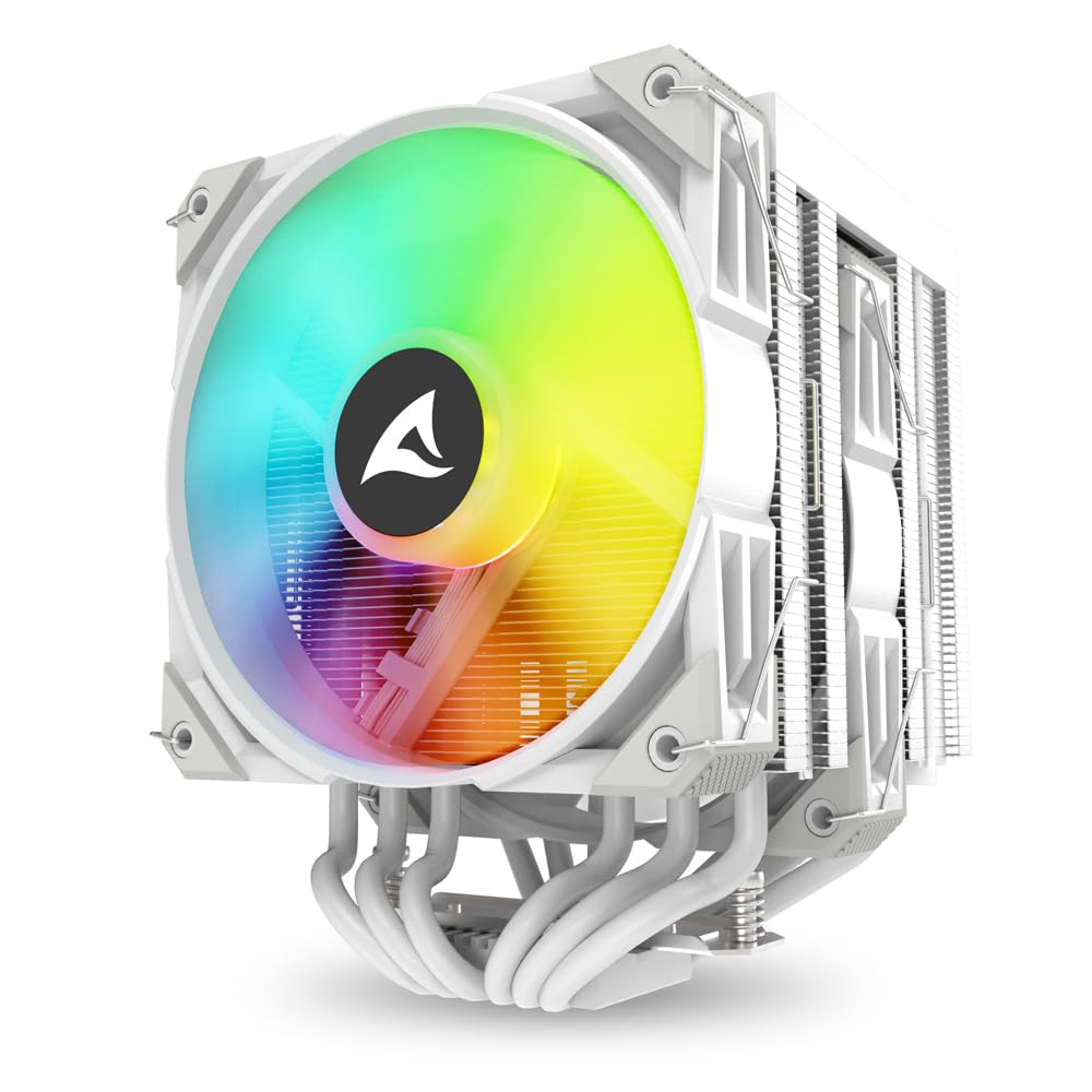 Sharkoon A60 biały, RGB, chłodzenie procesora