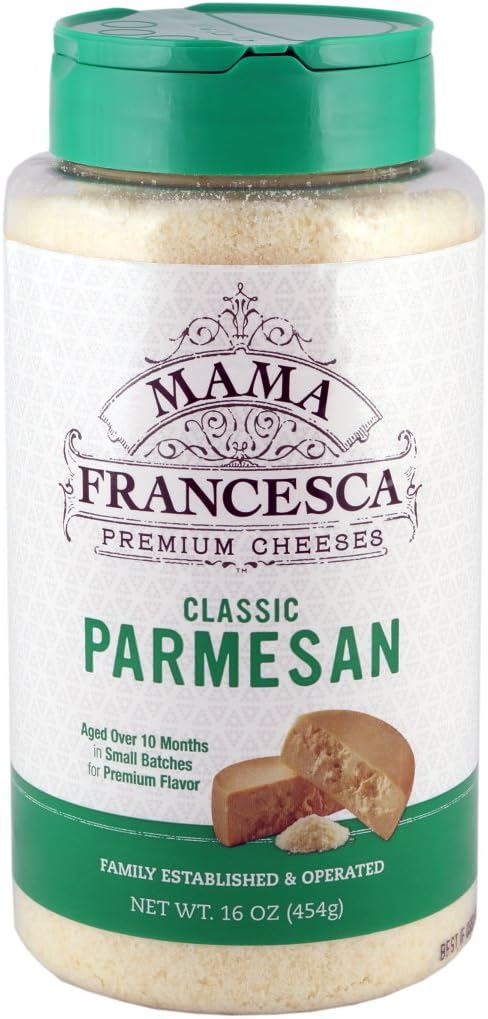 Mama Francesca Premium Classic Parmesan Grated Cheese, 16 Ounce