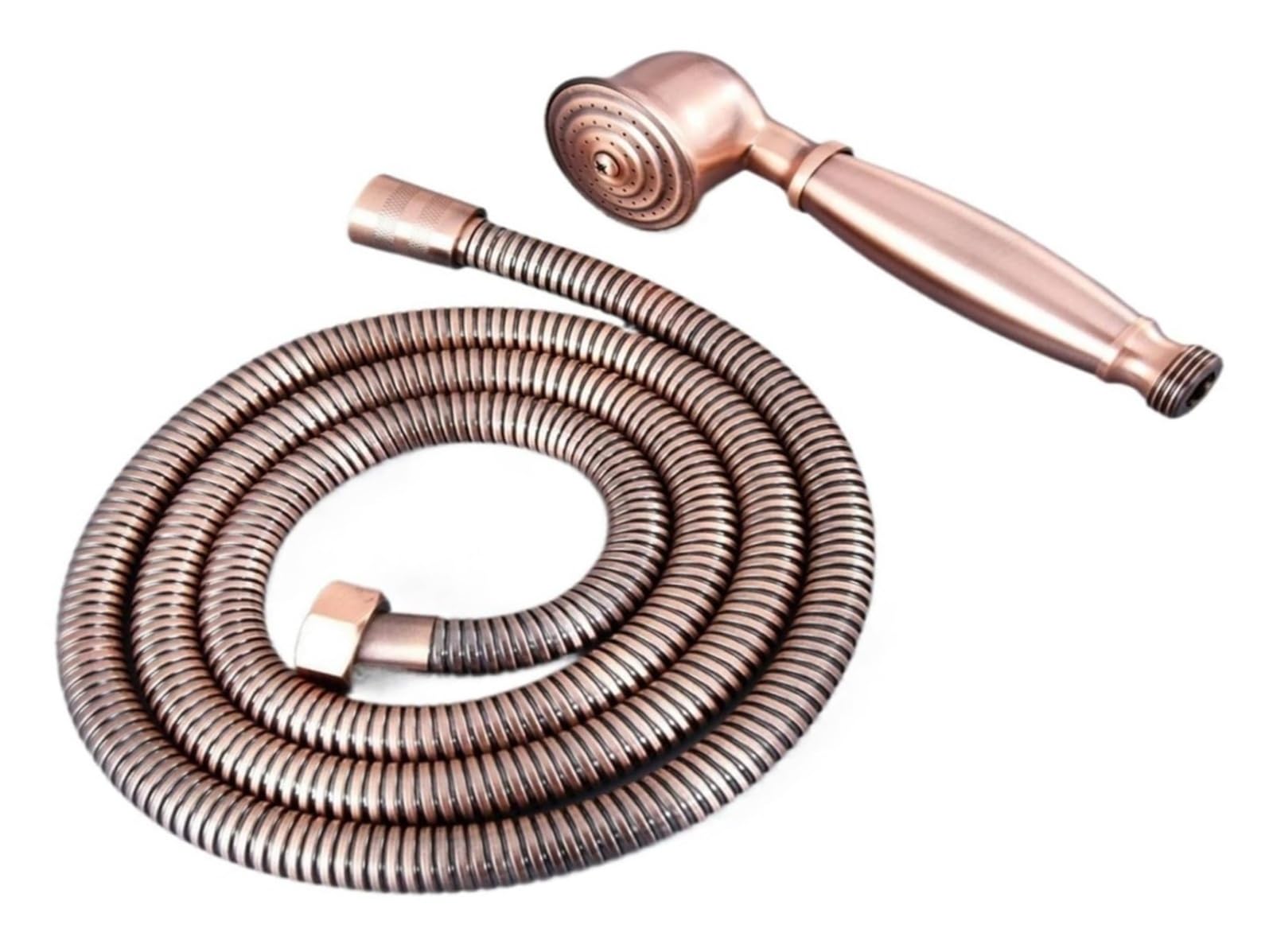 Vintage Red Bronze Telephone Handheld Shower Head Set,Solid Brass