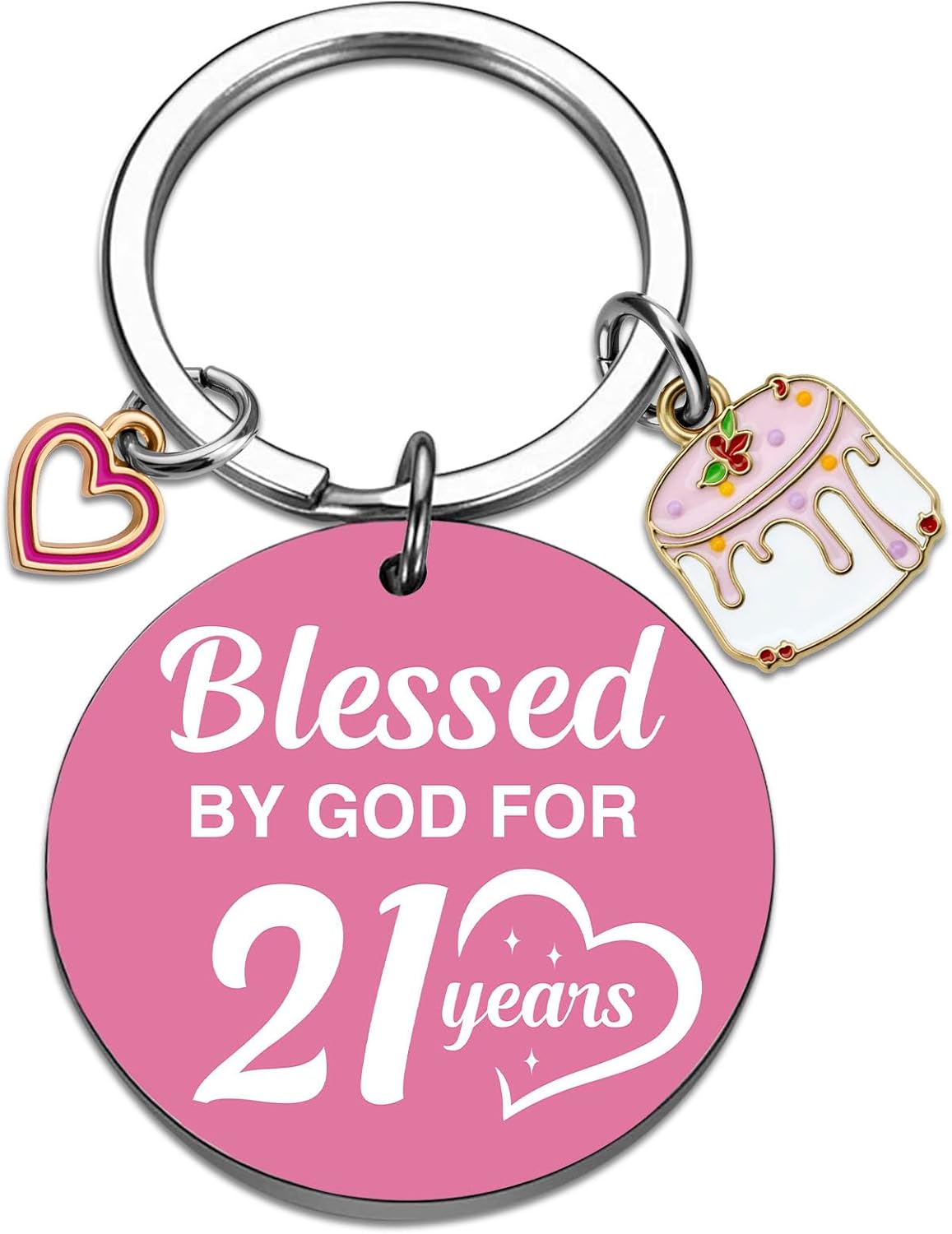 21st Birthday Gifts For Her Happy 21st Birthday Keychain 21 Decorations Ideas For 21 Year Old