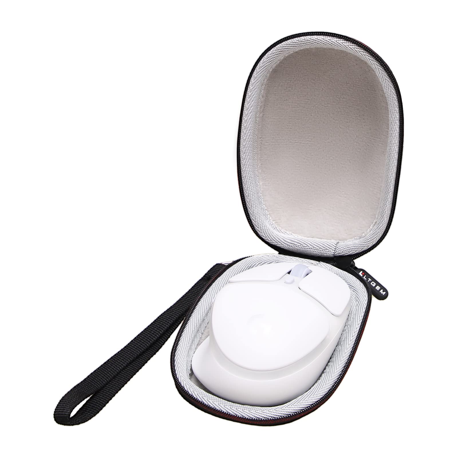 LTGEM Mouse Case Compatible with Razer Orochi V2 / Logitech G705 Wireless Gaming Mouse, Travel Carrying Storage Bag - Black+Gray(Case Only)