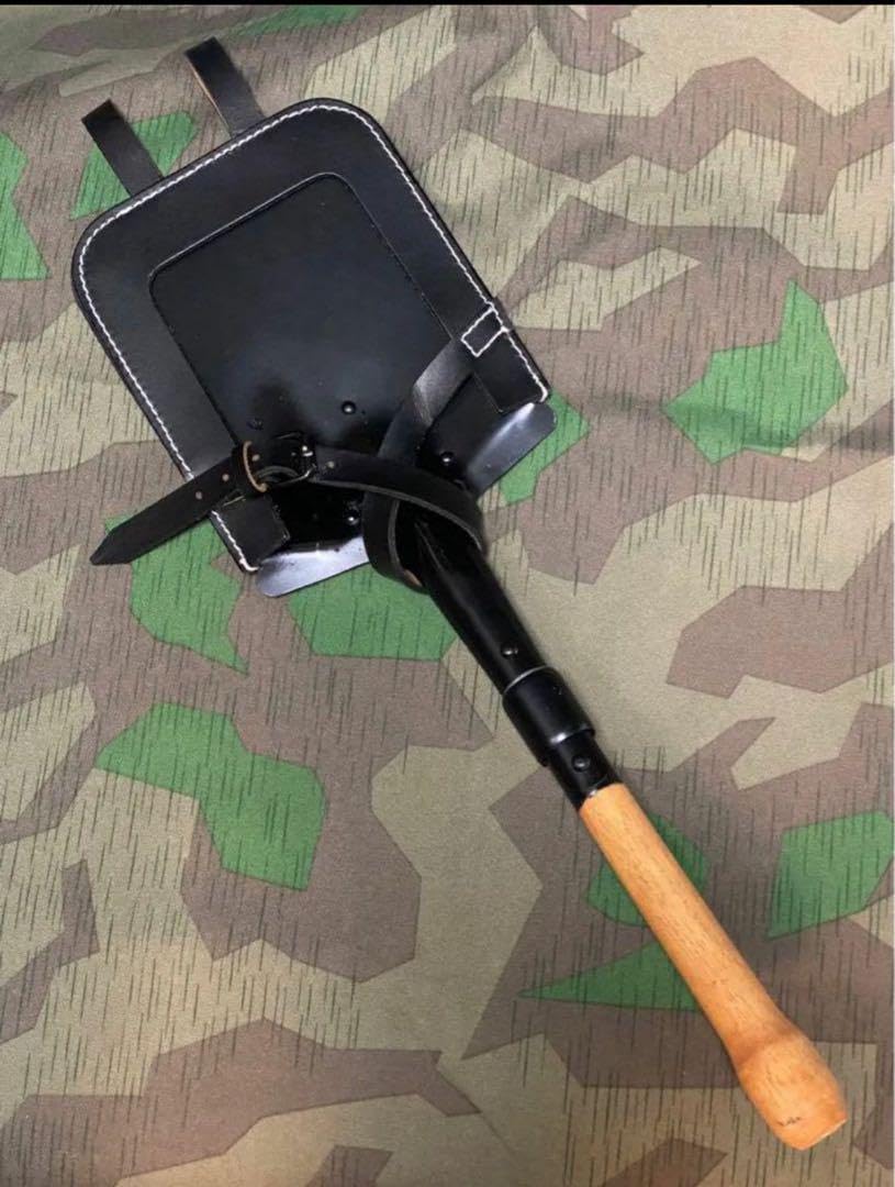 日本軍 携帯円匙カバー＆シャベルのセット前期型 シャベル スコップ