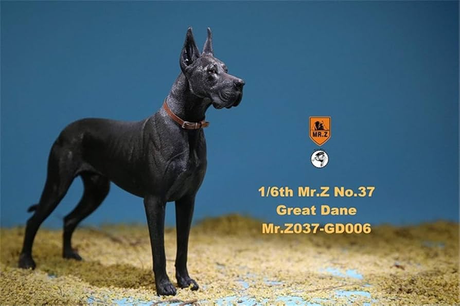 グレートデーン (犬) 置物 インテリア Amazon | Mr.Z 1/6 サイズ グレート・デーン 犬 動物 リアル