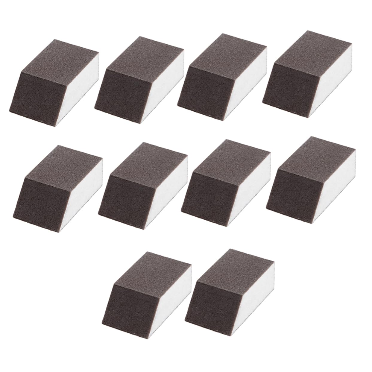 Cabilock 10pc Kitchen Sanding Sponge Dish Scrubber Sponge for Pan Stove Sander Sandpaper for Glasses Metal Sanding Blocks
