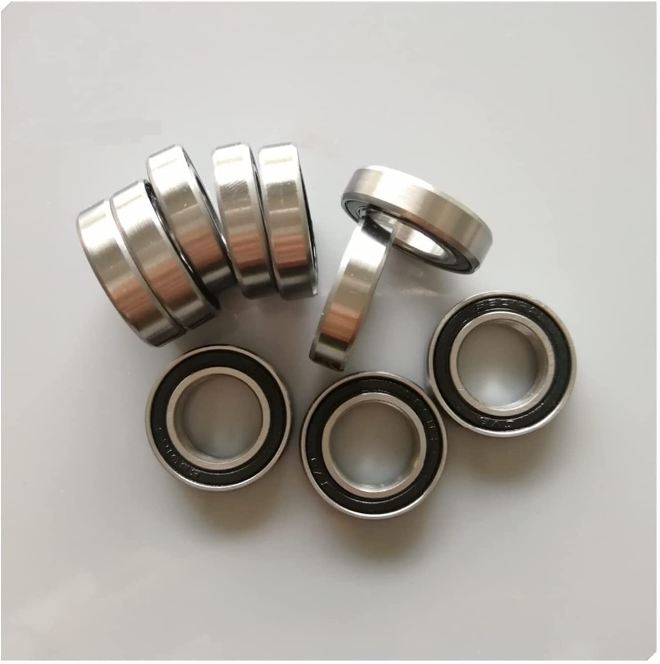 689RS S689RS S689-2RS Rodamientos de Bolas 9x17x5 mm Rodamiento cerámica híbrido Acero Inoxidable ABEC-7 con engrasado(4Pcs)