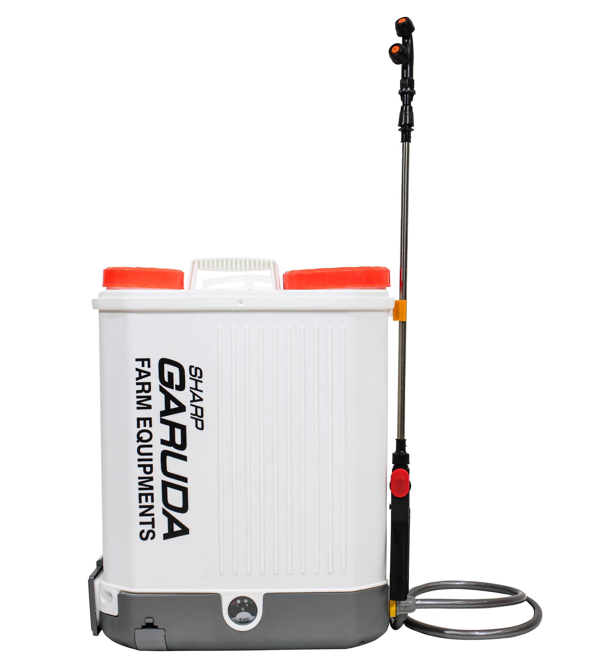SHARP GARUDA Battery Sprayer For Agriculture 16L - High-Performance Spray Pump For Efficient Farming And Gardening Tasks, Single Motor 12V 8Ah Spray Machine For Agriculture, White