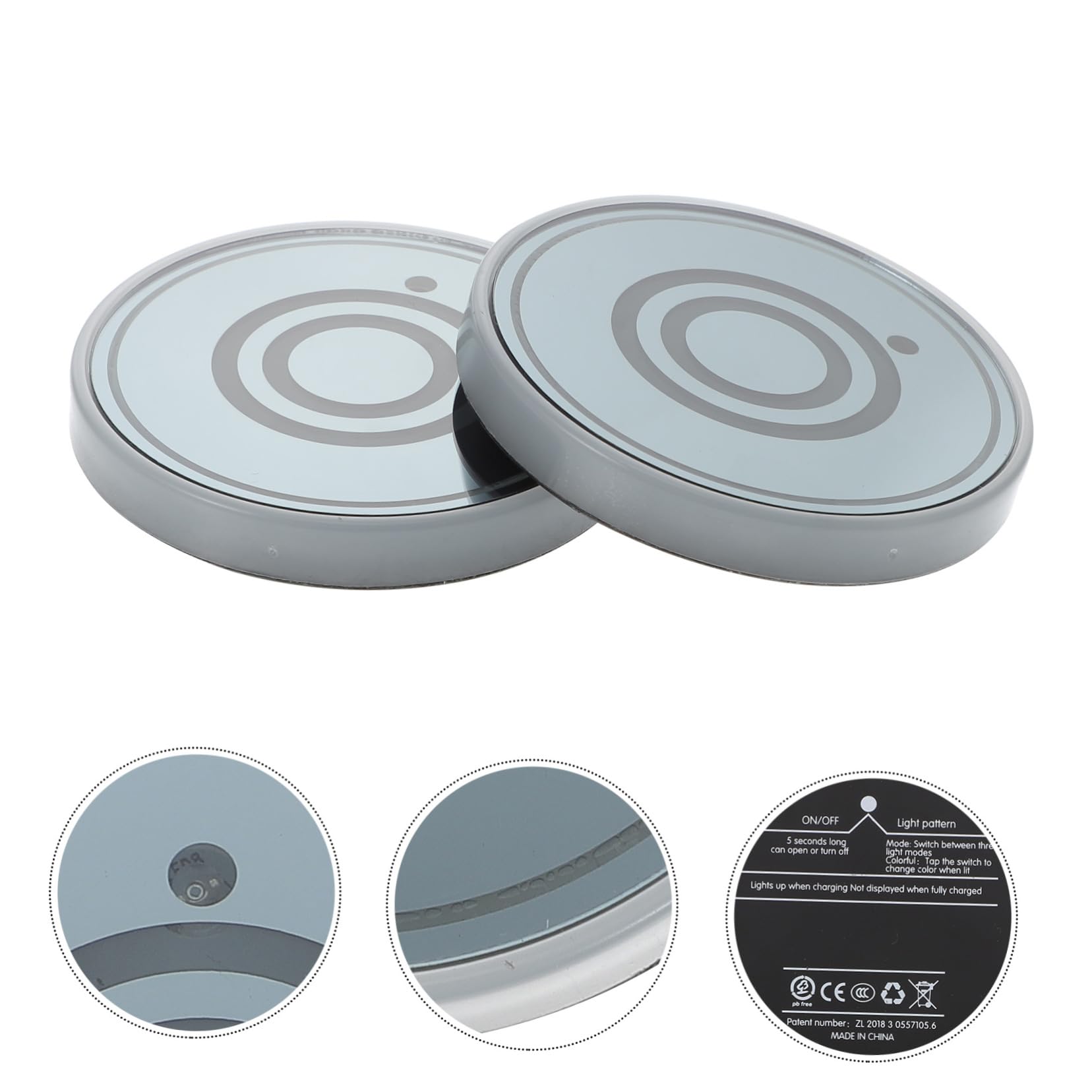 UKCOCO 6piezas Mini Luz Led USB para Coches Atmosfera Luminosa y Multifuncional Accesorios De Decoración Interior para Vehículos