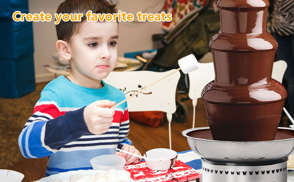 Amazon.com: Commercial Chocolate Fountain Machine, Chocolate