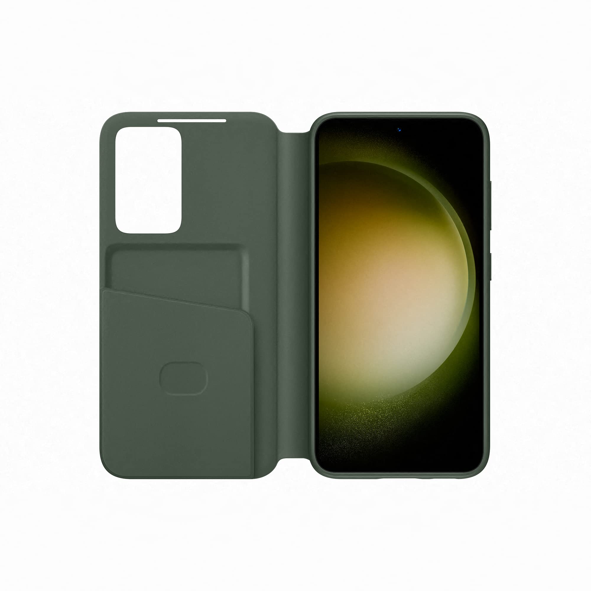 Samsung Etui Smart View avec Porte-Carte G S23 Khaki