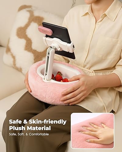 Miniatura 7 de Viozon Soporte de almohada para tableta, soporte de almohada Kindle, compatible con tabletateléfono de 4 a 11 pulgadas con cuenco pequeño,