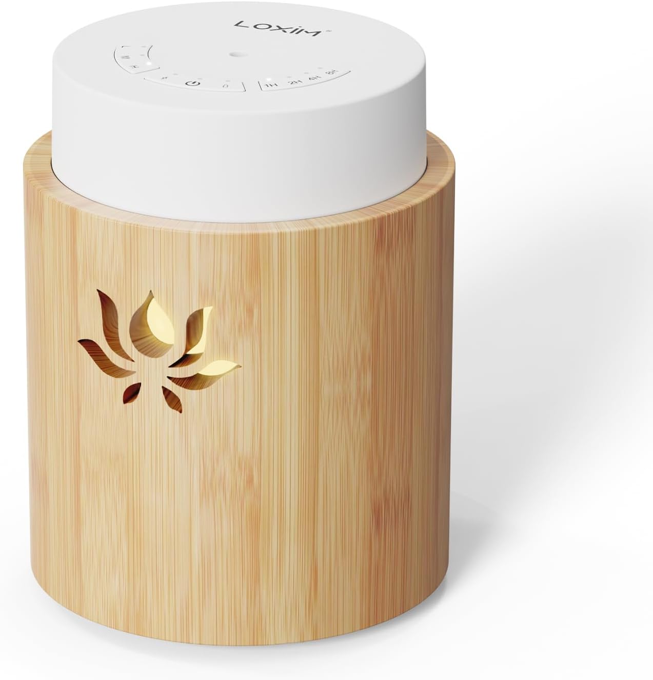 A sleek, black nebulizing car diffuser