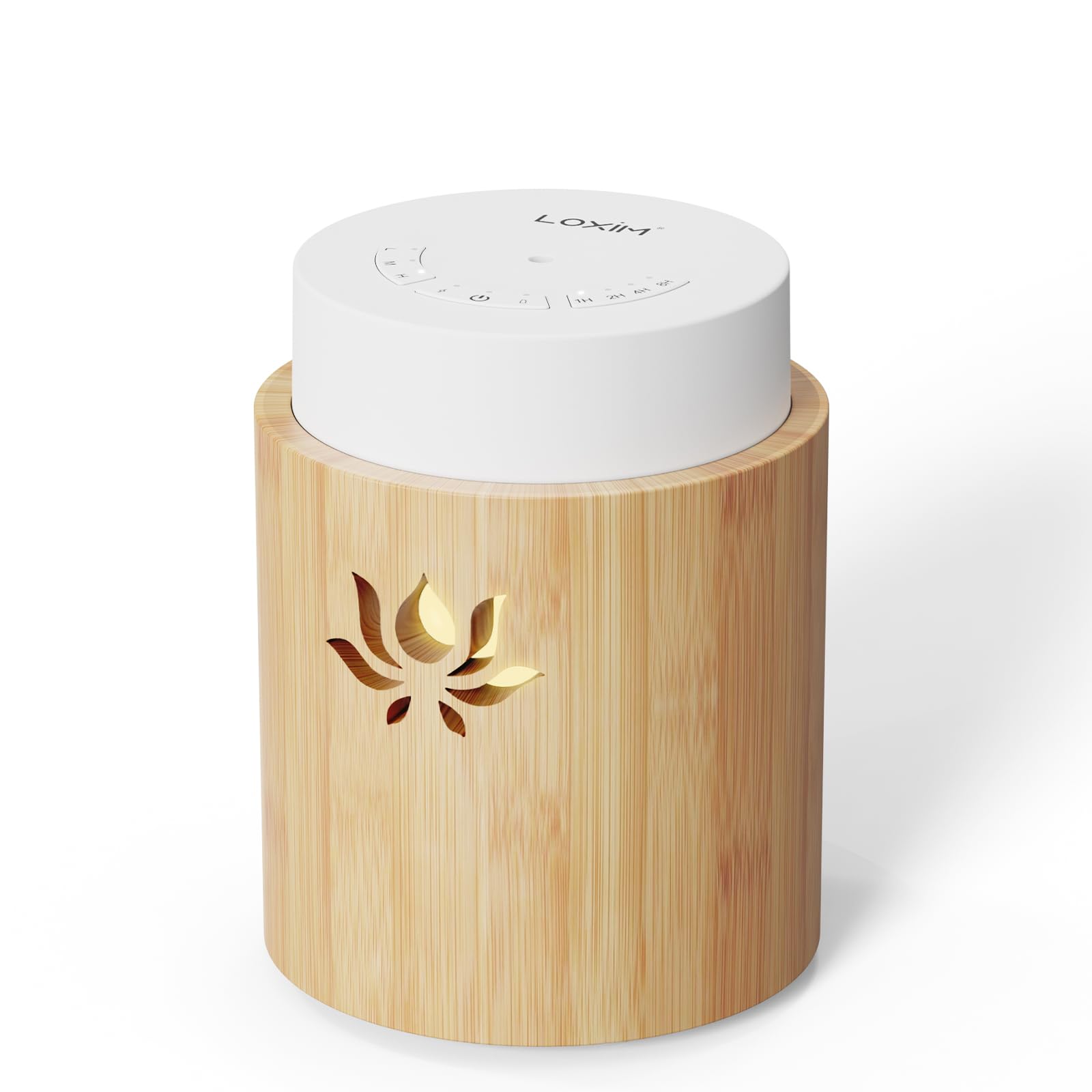 Amazon.com : LOXIM Padma Aromatherapy Diffuser, Real Bamboo Aroma