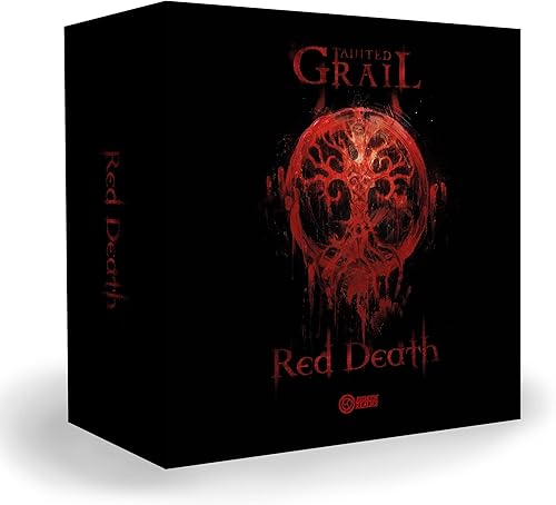 Tainted Grail The Red Death Board Game EXPANSIÓN DE CAMPAÑA - Desafío de campaña avanzado con nueva historia y amenazas. Juego de estrategia, a