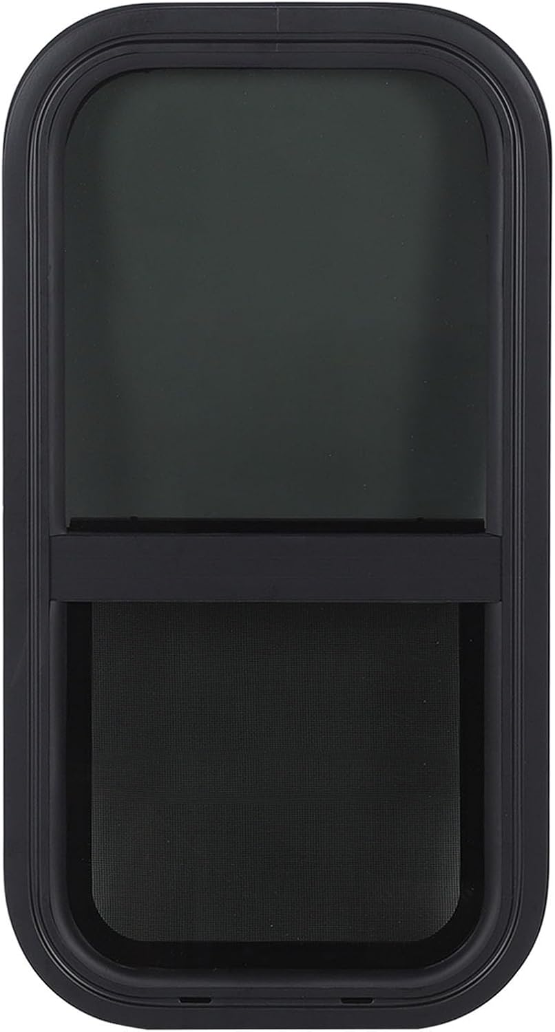 Fafeicy Kotes Window, Rounded Corner Sliding Level Open Window Aluminum Aluminum Trailer for Construction Vehicles