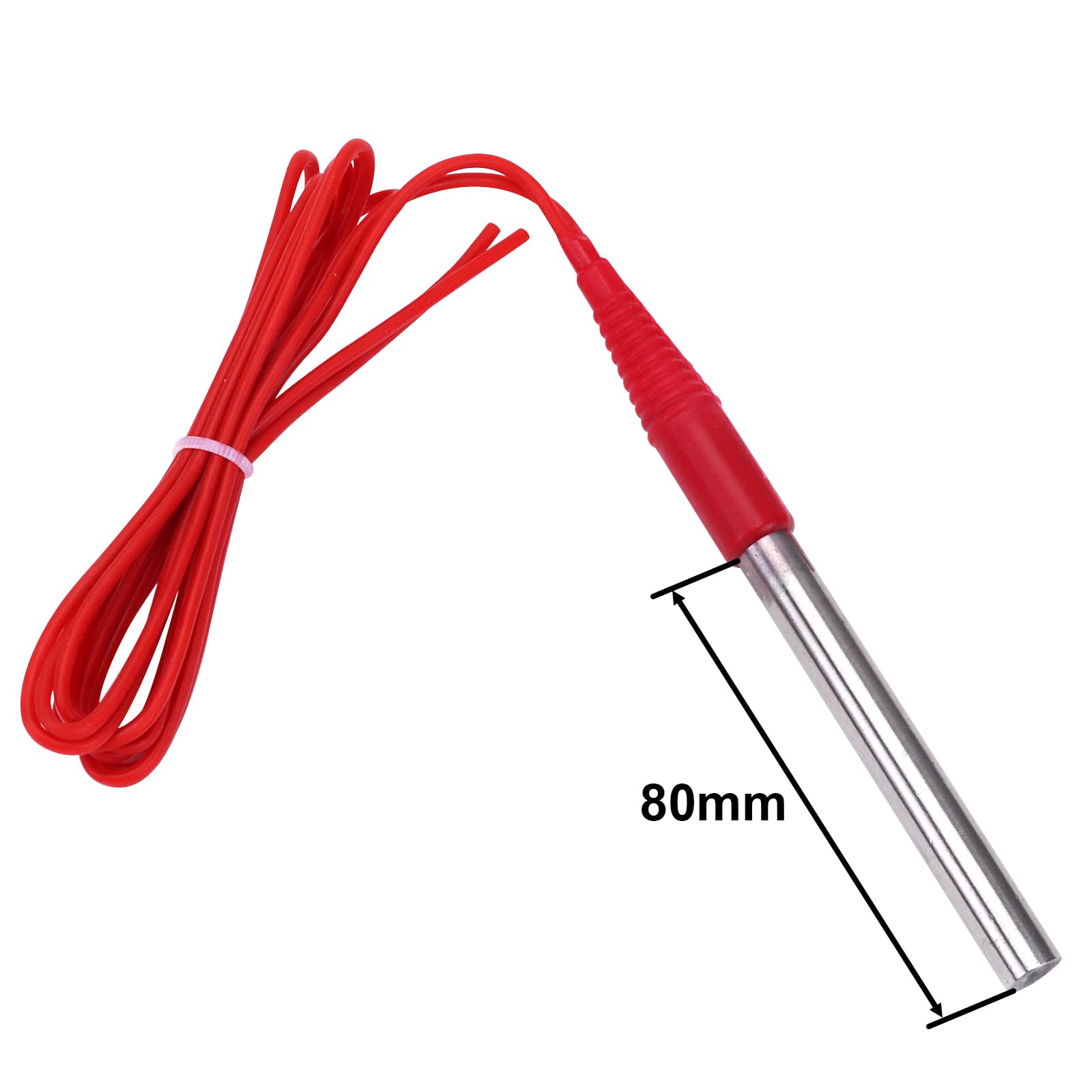 DERNORD DC 12V Tauchpatronenheizer 50W Rohrheizer mit 1M Wasserdichtes Kabelheizelement