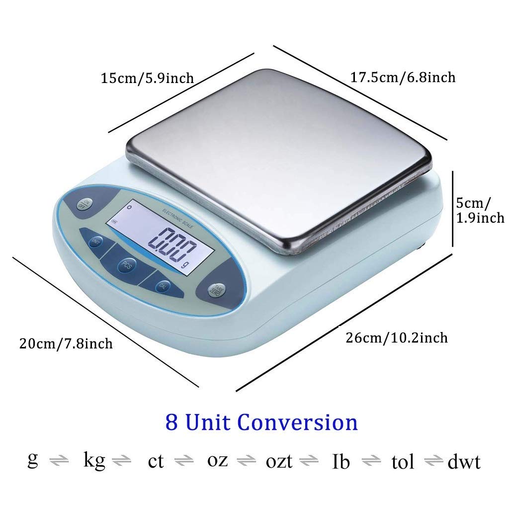 Balance analytique numérique de Laboratoire de Haute précision 0,01 g 0,1 g Balance électronique pour Bijoux Balance de Laboratoire de Pesage de précision de Cuisine