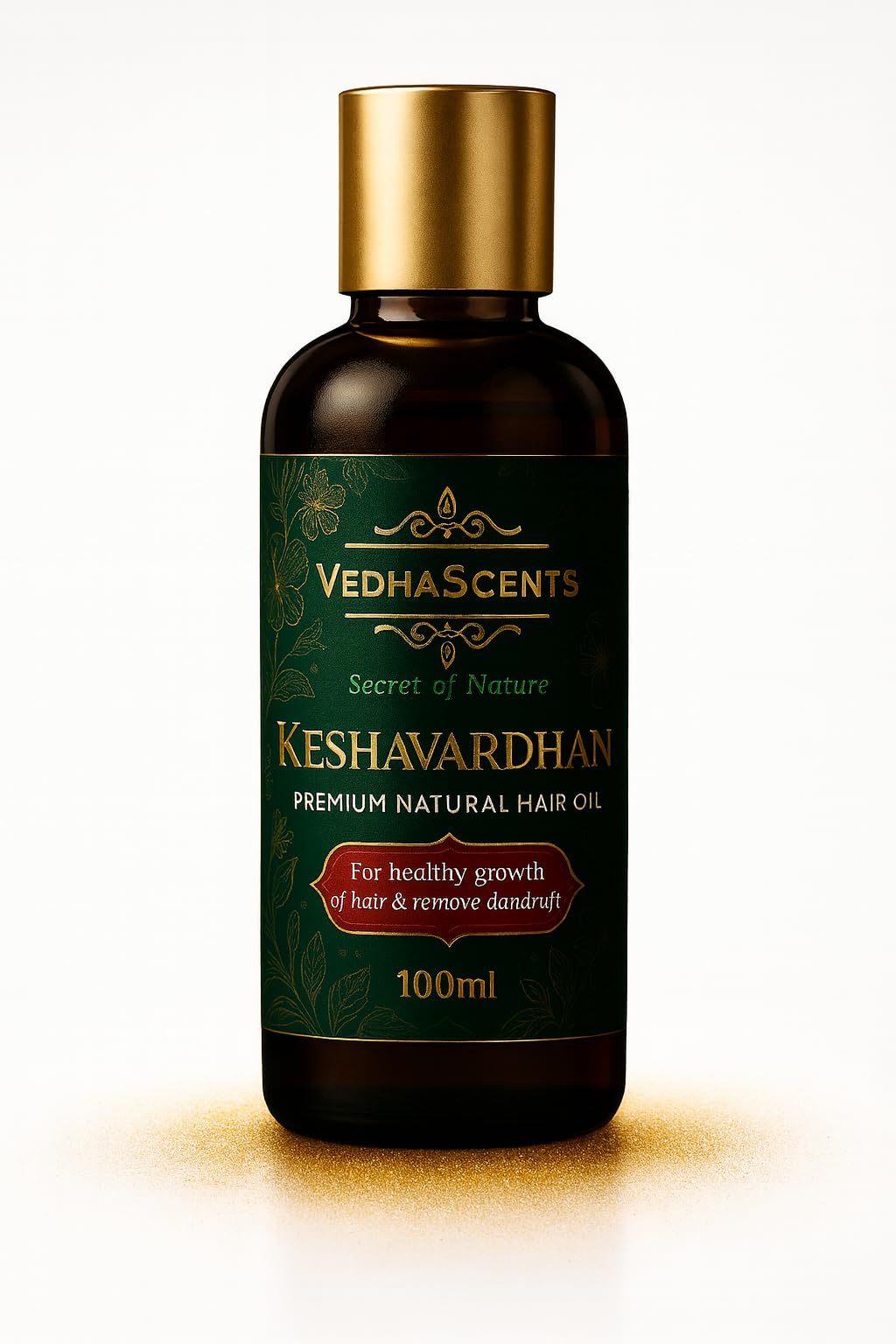 Vedhascents Keshavardhan Premium Natural Ayurvedic Hair Growth Oil – Best Anti Dandruff Hair Oil for Hair Fall Control, Hair Regrowth & Damage Repair – Natural Hair Loss Treatment for Women & Men – Scalp Nourishment & Shine-100ml-image-37