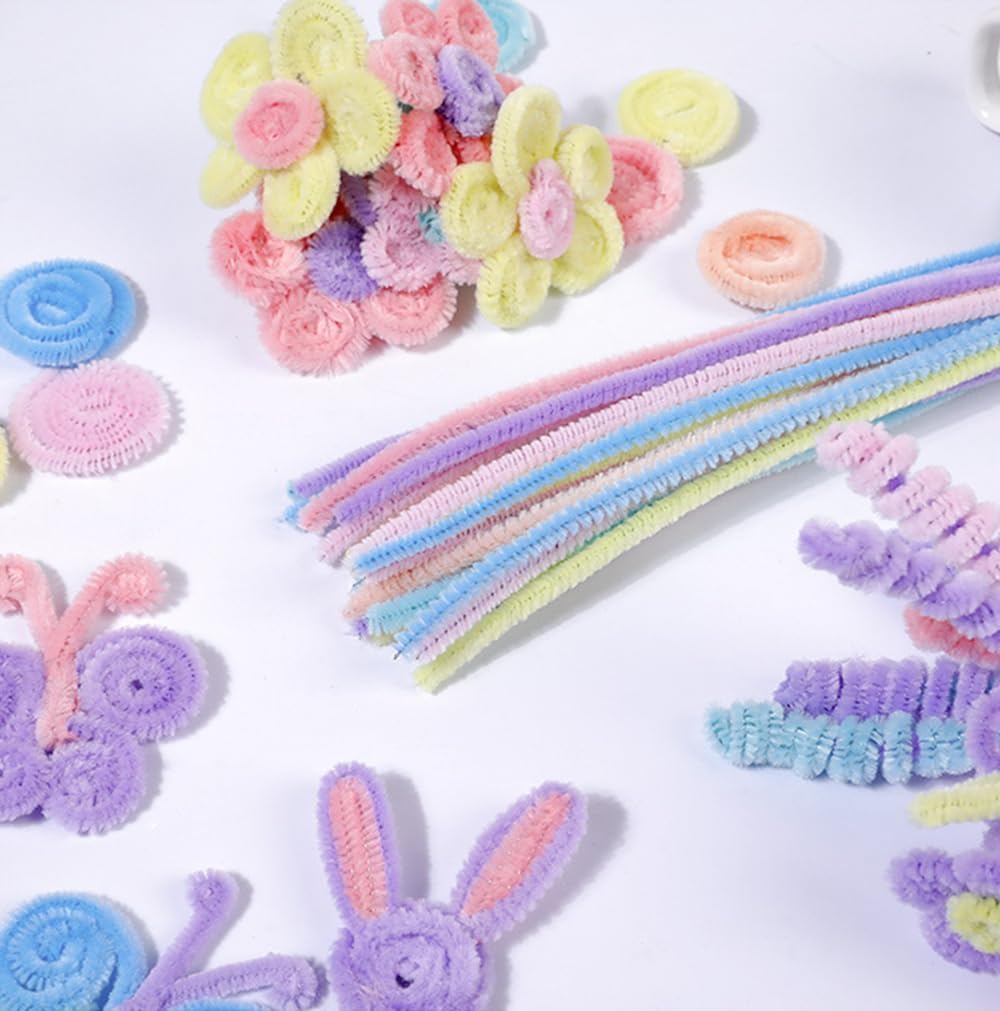 Amazon | bardsxgfg(あき) 手芸モール 工作モール 混色200本 子供知育