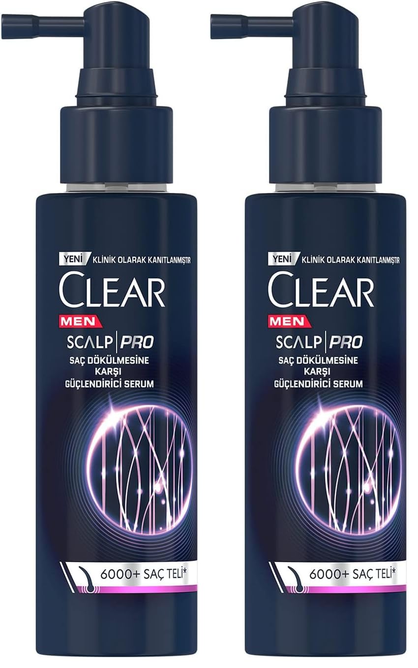 Clear Men Scalp Pro Güçlendirici Serum Saç Dökülmesine Karşı 70 ml (2 paketi)