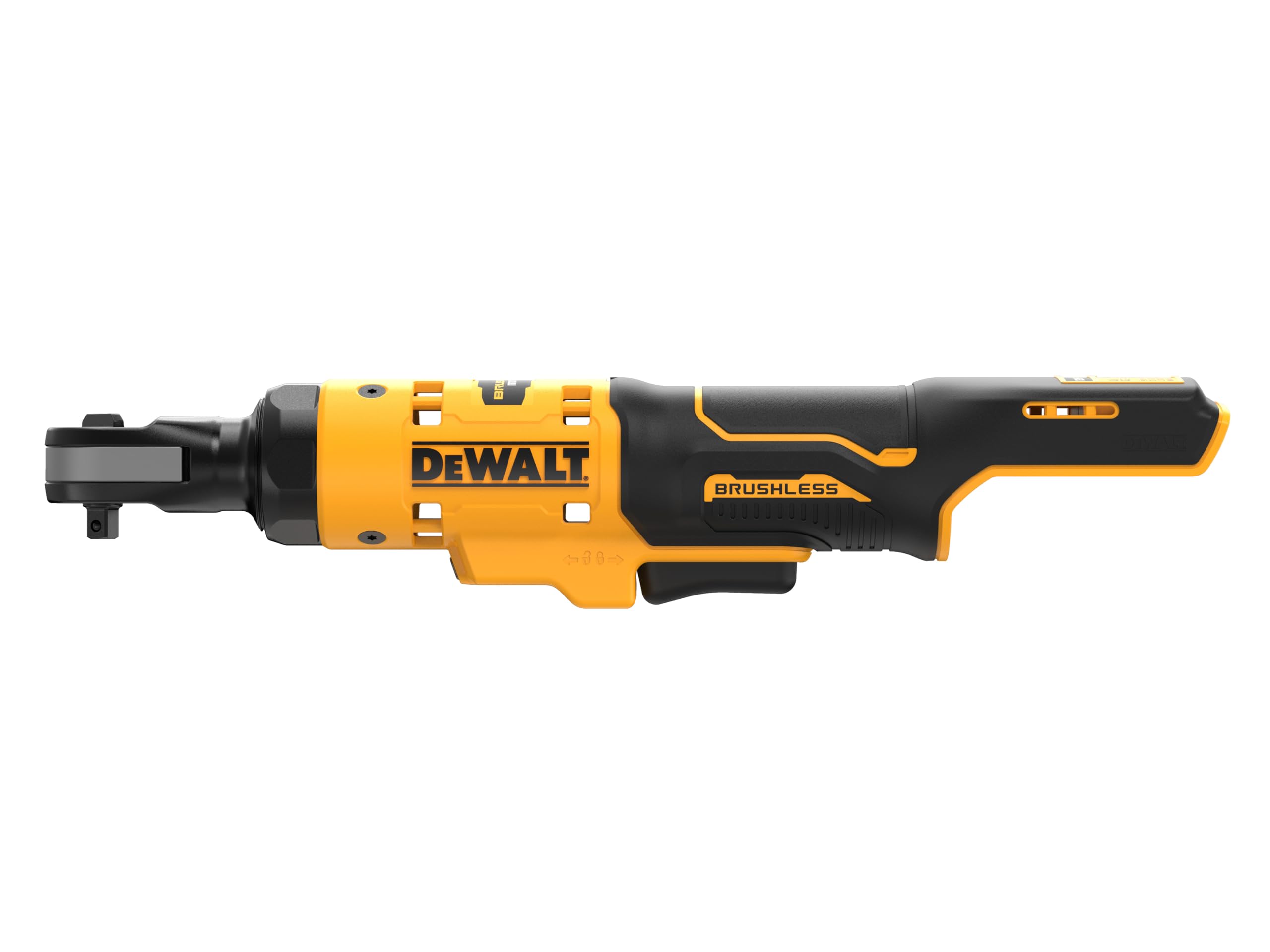 DEWALT 12V XR 3/8IN Open Head Ratchet Bare Unit, Black - Image 3