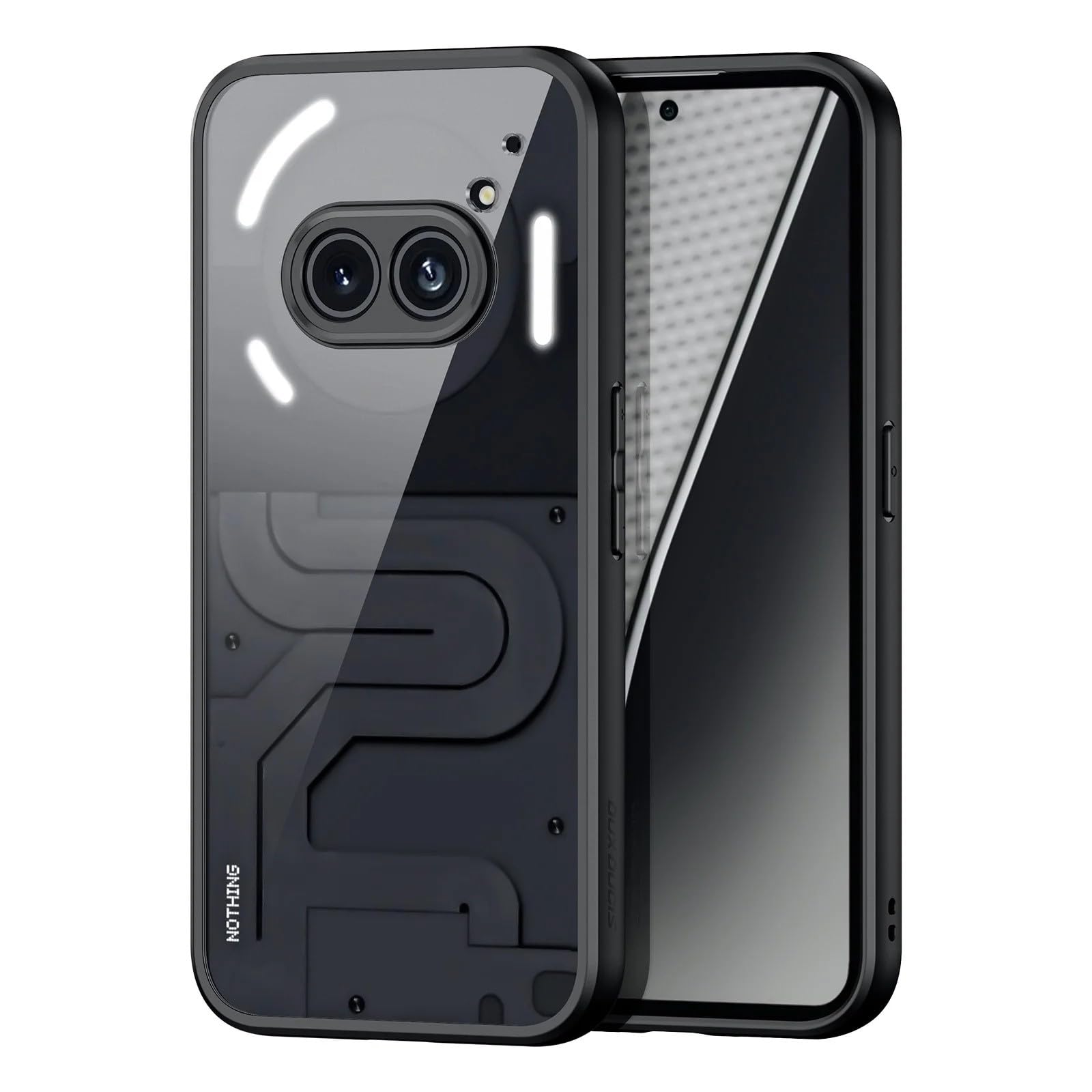 COPPAIRE Back Cover Compatible with Nothing Phone 2A Cover, Hard PC Back & Soft TPU Bumper [Not Yellowing] Shockproof Protective Phone Case Slim Fit Thin Cover (Black+Clear) (B0CWVHYLC9) Amazon Price History, Amazon Price Tracker