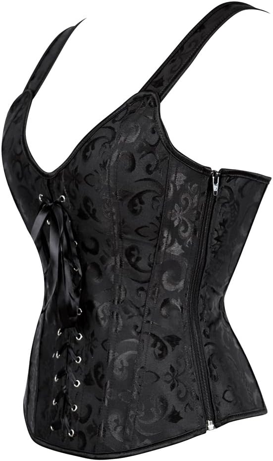 Grebrafan Corset Bustier with Straps Pirate Cosplay Women