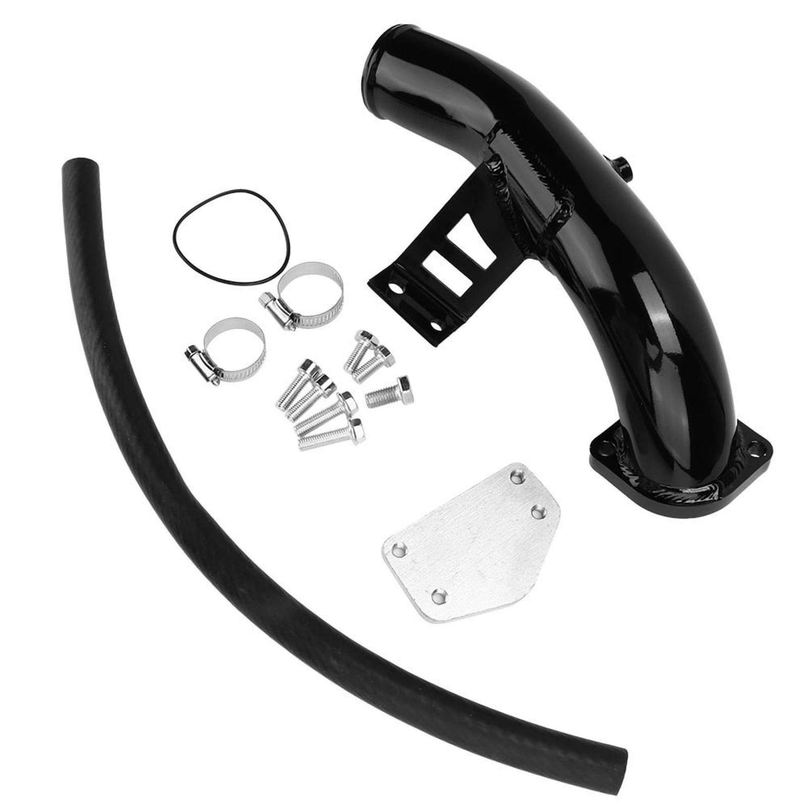 Dioche Kit de suppression EGR, kit de suppression de EGR et l'admission de refroidisseur à haut débit pour Silverado 2004-2005 en alliage + Rubbe