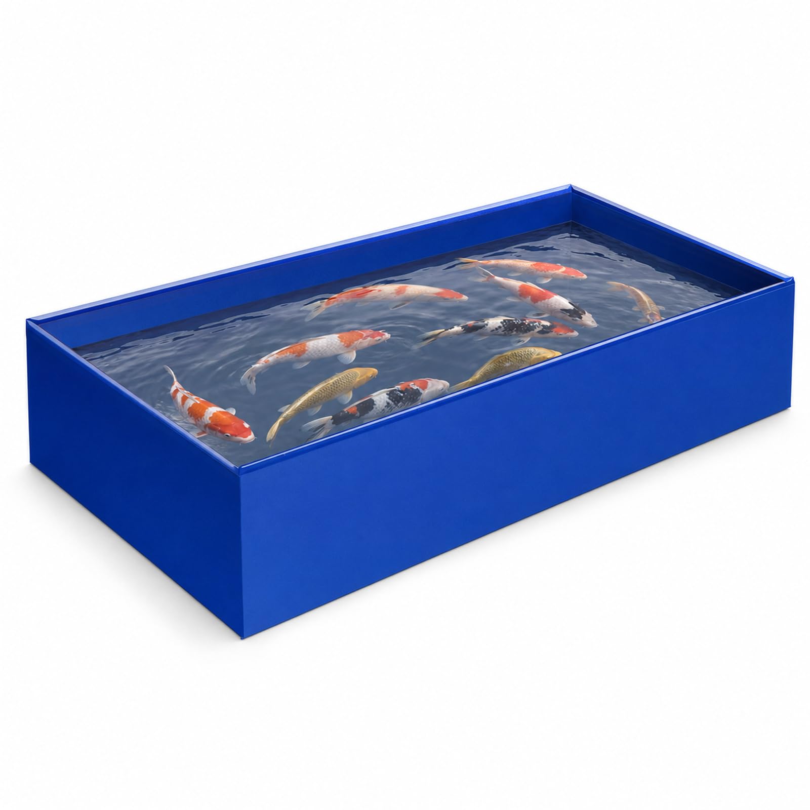 Laghetto per Pesci in Tela PVC,Acquario per Laghetto da Interno in PVC,Laghetti da Giardino Fuori Atterrare,Resistenza allo Strappo,per Irrigazione Agricola di Cultura Koi