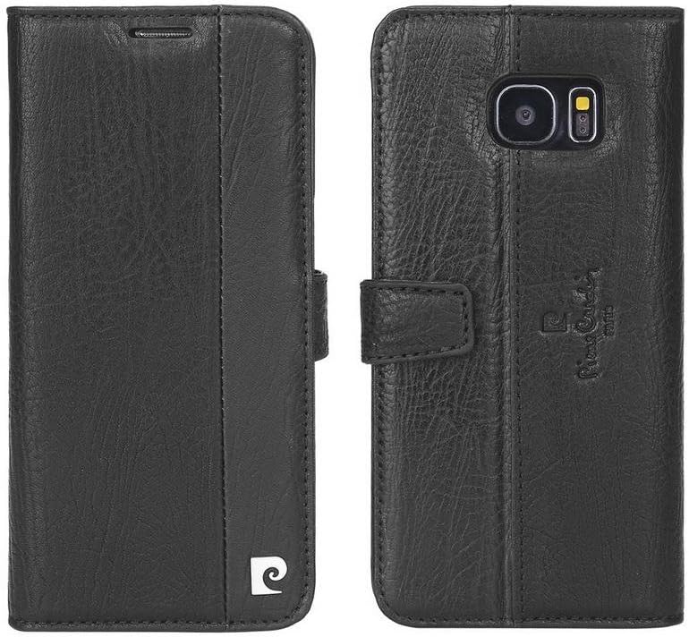 Capa para Galaxy S7 Edge Original Couro Carteira Preta Pierre Cardin [ Capinha Galaxy] [Capinha de Couro] | Amazon.com.br