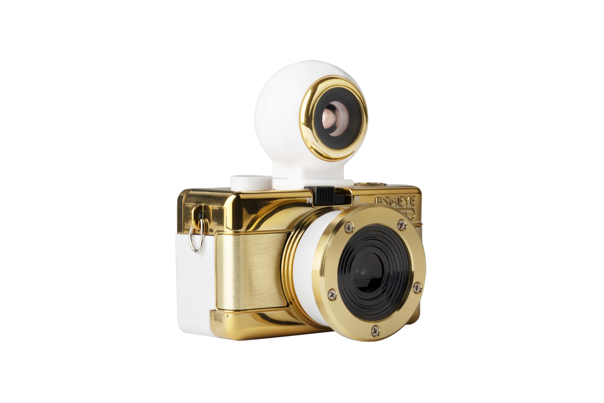 Lomography Fisheye Baby 110 Camera Gold With Chain