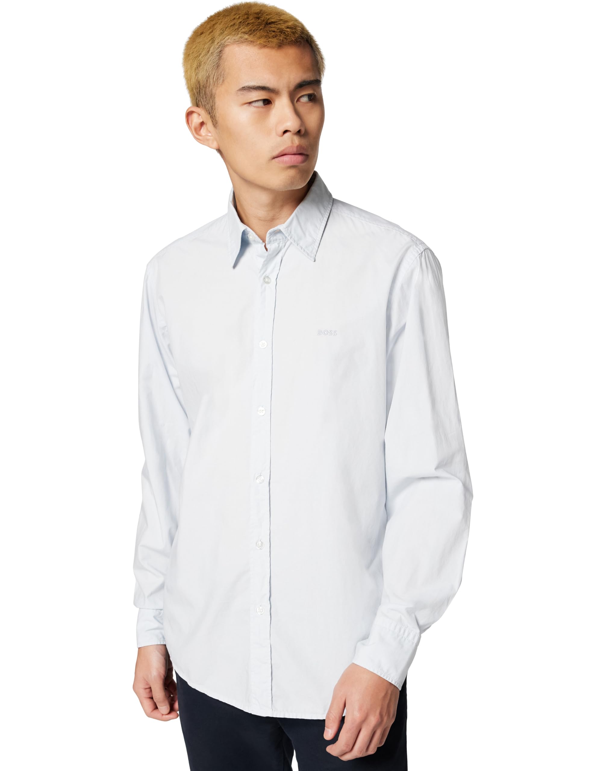 BOSS Men's Shirt, Light/Pastel Grey 053, 3XL
