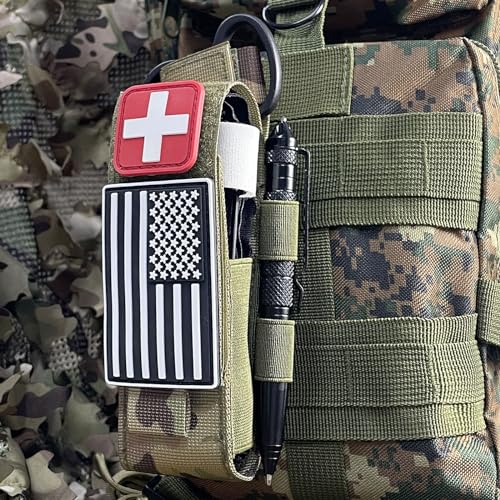 Pochette médicale tactique avec passants Molle et découpe laser 1000D