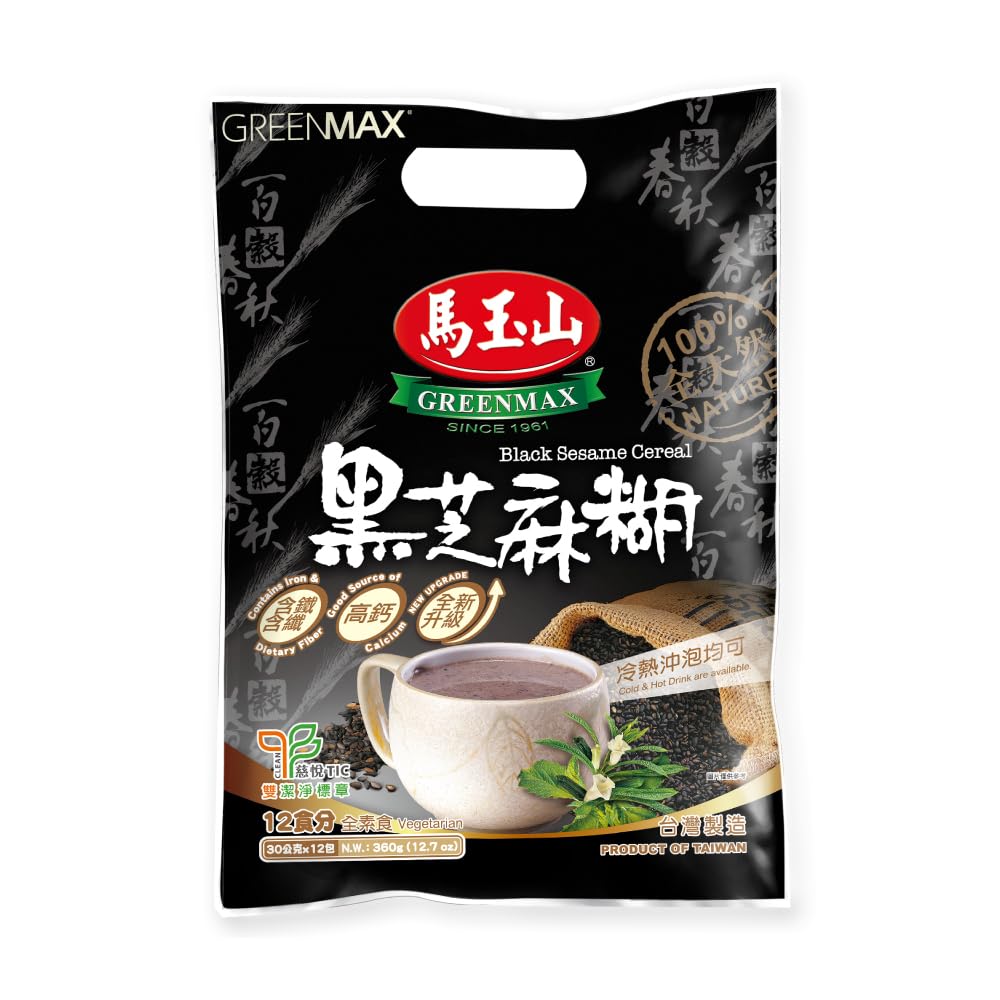 Amazon.co.jp: 台湾马玉山 黑芝麻糊 黒ゴマペースト 中華 伝統 ナッツ