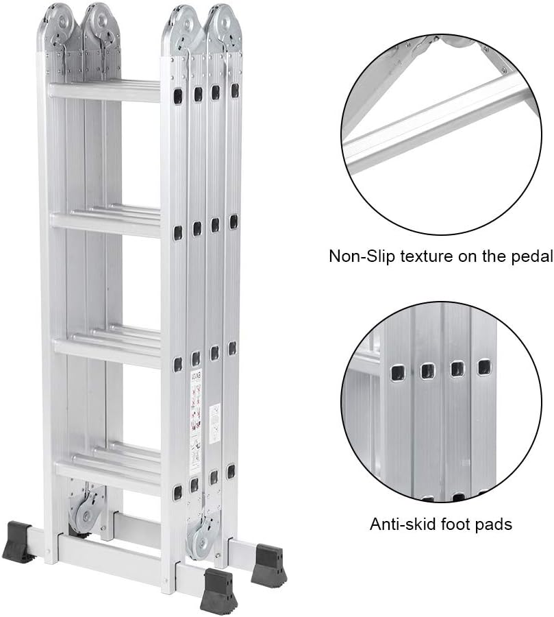 80% оƒƒ Dіѕсоunt Folding Ladder, Multi-Purpose Extension Work Task Step Ladder with 2 Panels for Home Blасk Frіdау - 80% оƒƒ Folding Ladder, Multi-Purpose Extension Work Task Step Ladder with 2 Panels for Home