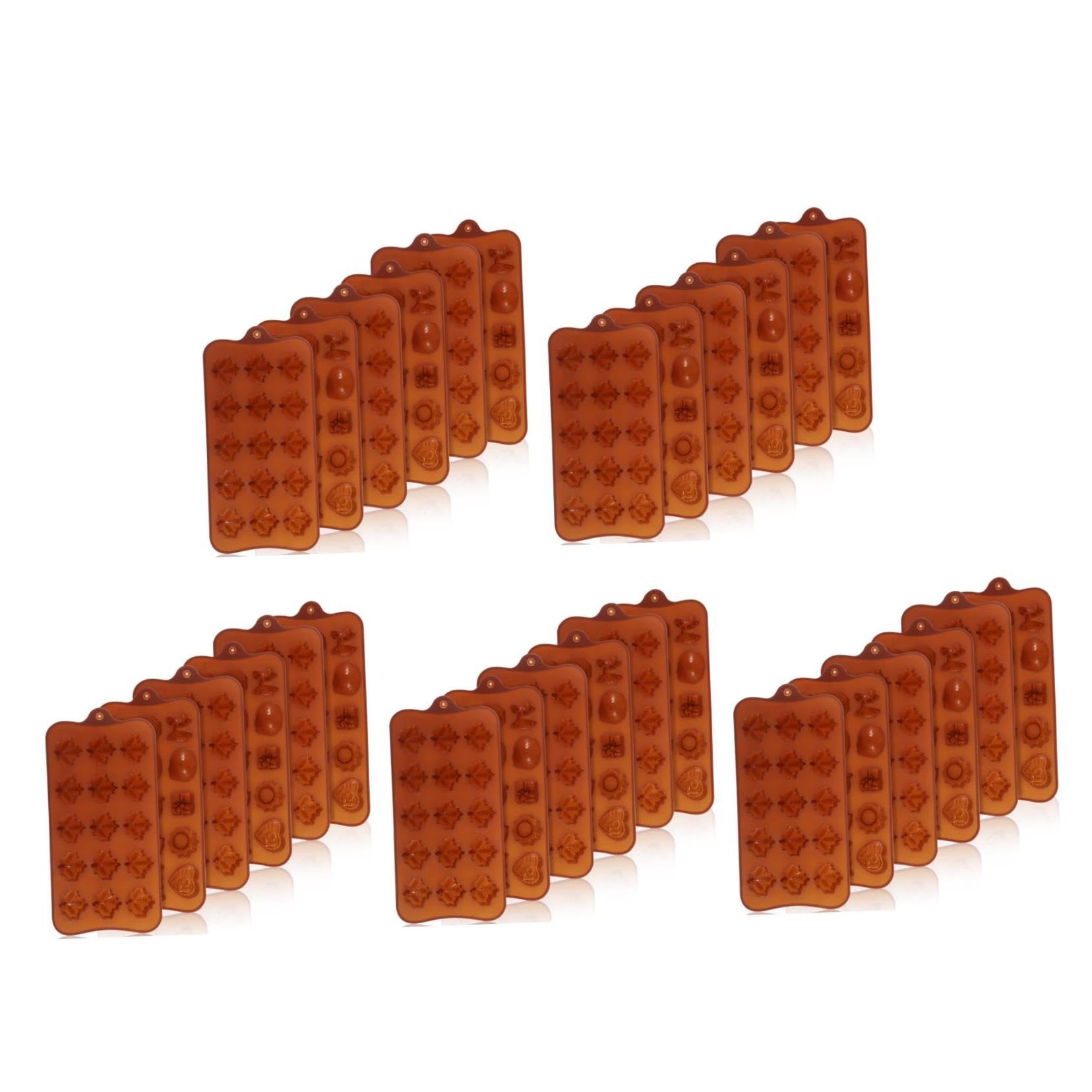 Alipis 30 Moldes De Chocolate Para Chocolate Moldes Para Dulces Para Pasteles Para Gomitas Para Gomitas De Para Galletas Para Gelatinas
