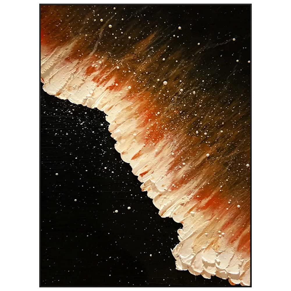 Pinturas Al Pintura Al Óleo Pintado A Mano,Blanco Textura Gruesa Olas De Playa Arte Abstracto Pinturas De Arte Moderno Pinturas Al Óleo Pintadas A Mano sobre Lienzo Arte De Pared para Sala De Esta