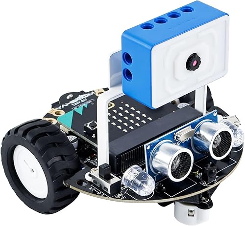Vista 25 de Yahboom Micro:bit Kit de construcción de ciencia de codificación para bricolaje, juguetes inteligentes, kit robótico para automóvil, aprendizaje