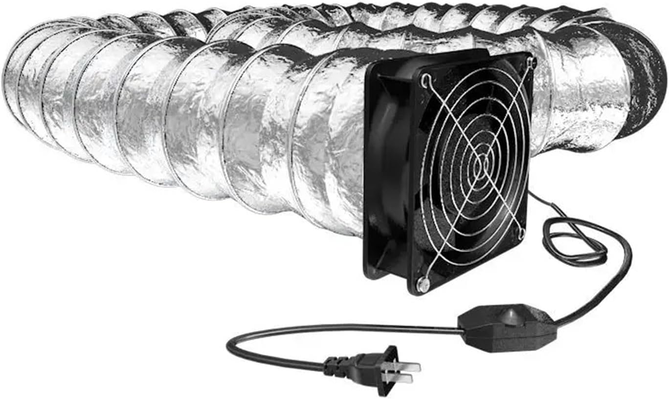 Adjustable speed soldering fan exhaust fan with 2m duct