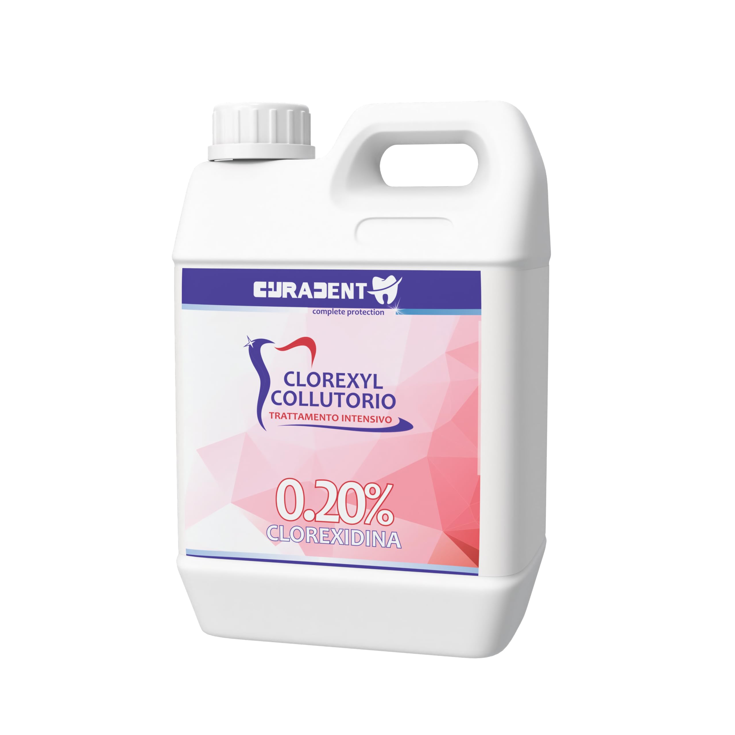 Collutorio Clorexidina 0,2% Professionale – Disinfettante Orale Antibatterico – Ideale per Igiene Orale – Tanica da 5 Litri