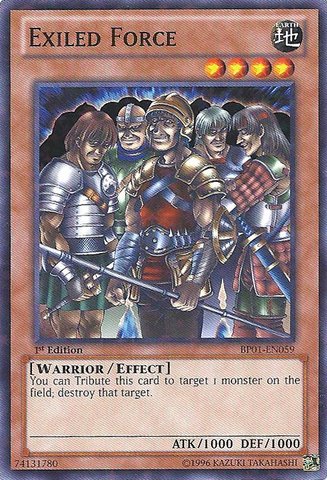 Amazon.com: YU-GI-OH! - Exiled Force (BP01-EN059) - Battle Pack