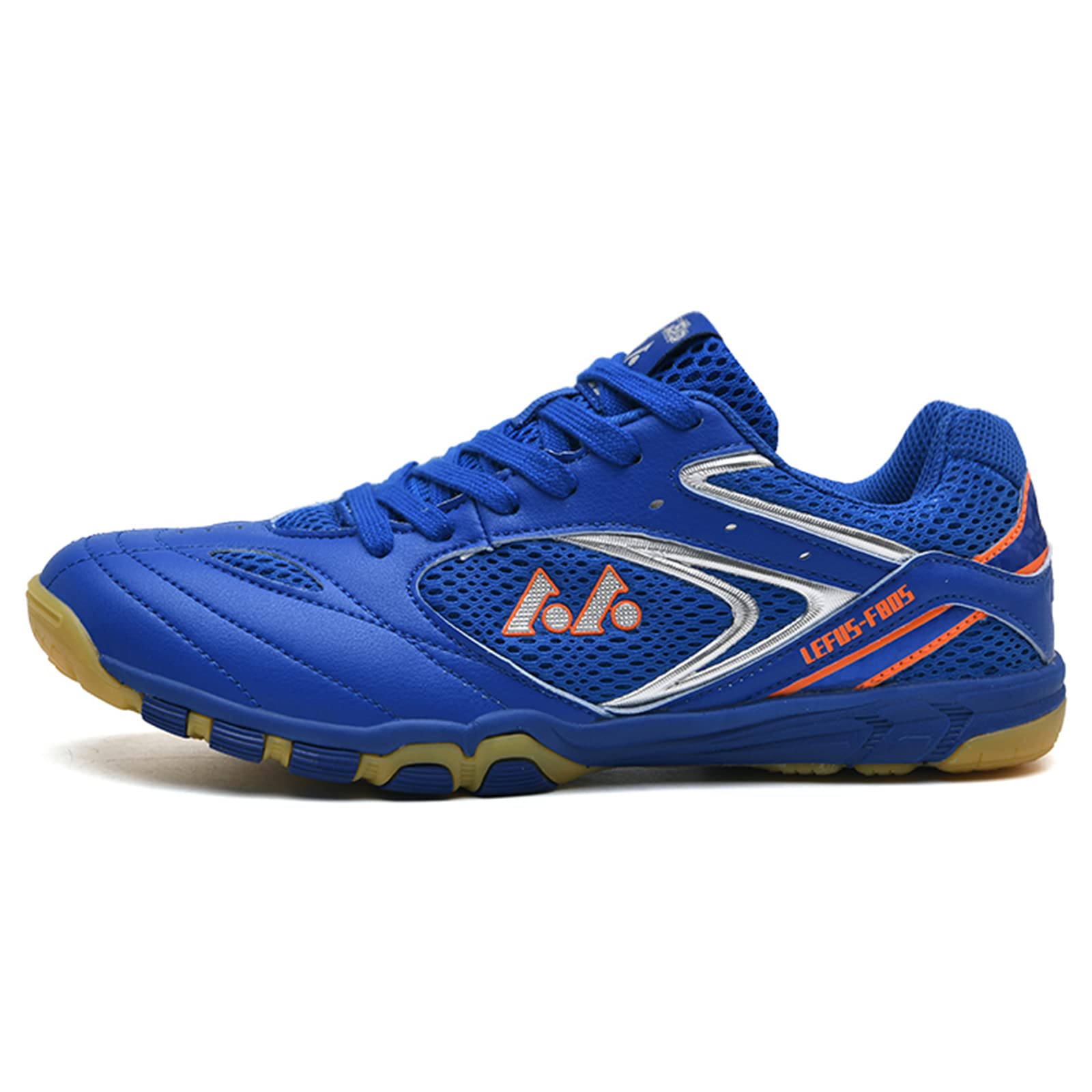 Zapatos De Tenis De Mesa para Hombres Y Mujeres Zapatillas Ligeras De Bádminton Transpirables para Adolescentes Y Estudiantes,Azul,45 EU