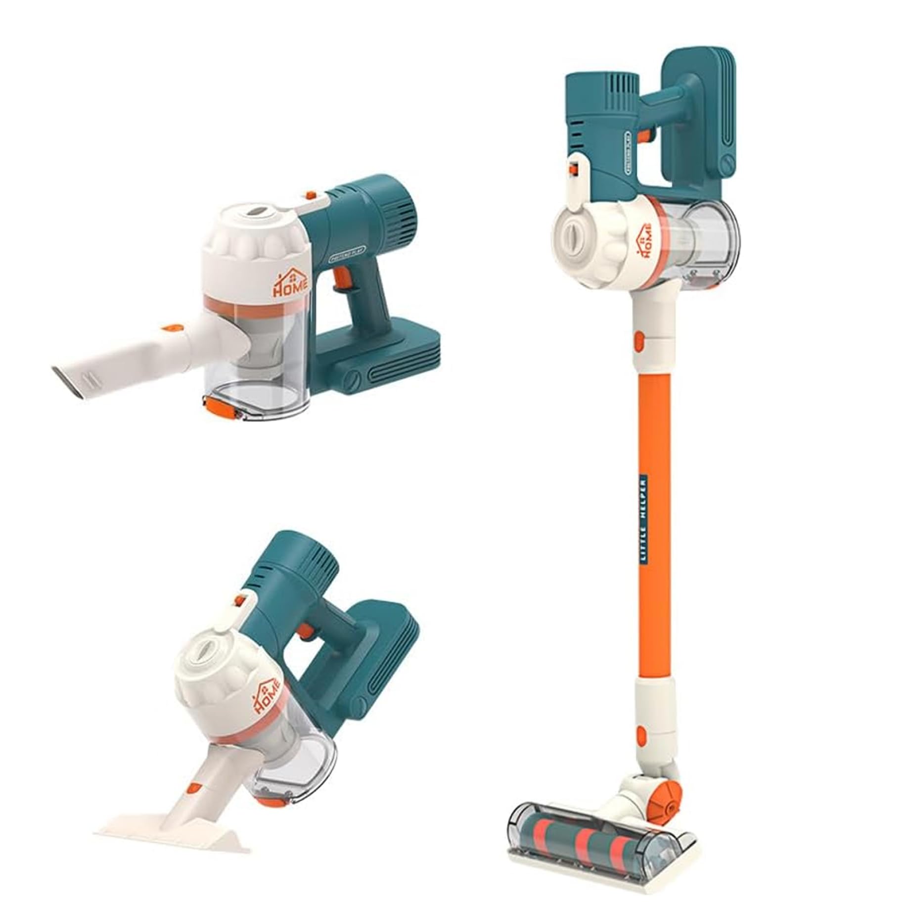 Aspirapolvere per bambini senza fili, da appendere al muro, a batteria, realistico, funzionante, interattivo, per creare un legame genitore-figlio, regalo per bambini, giocattolo aspirapolvere co