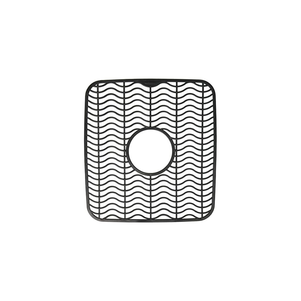 Rubbermaid Sink Protector Mat, Small, Black Waves The Community Connection