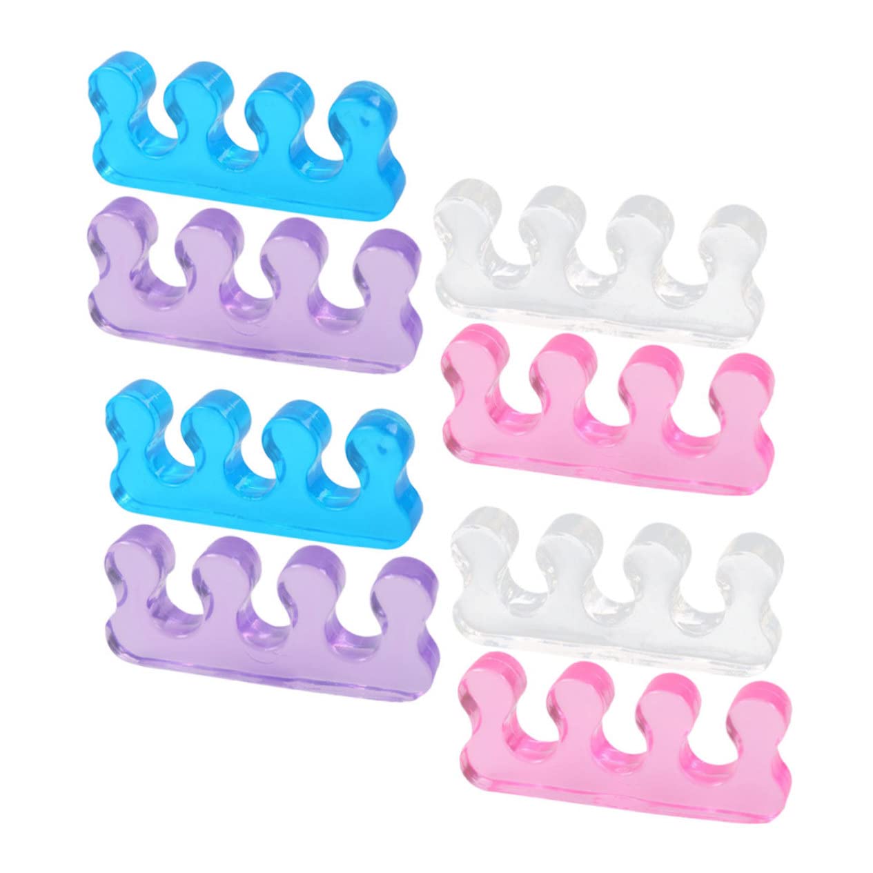 Gogogmee Toe Separators Ingrown Toenail Corrector Tool Toe Separators for Nail Polish Pedicure Comfortable Material Easy to Use