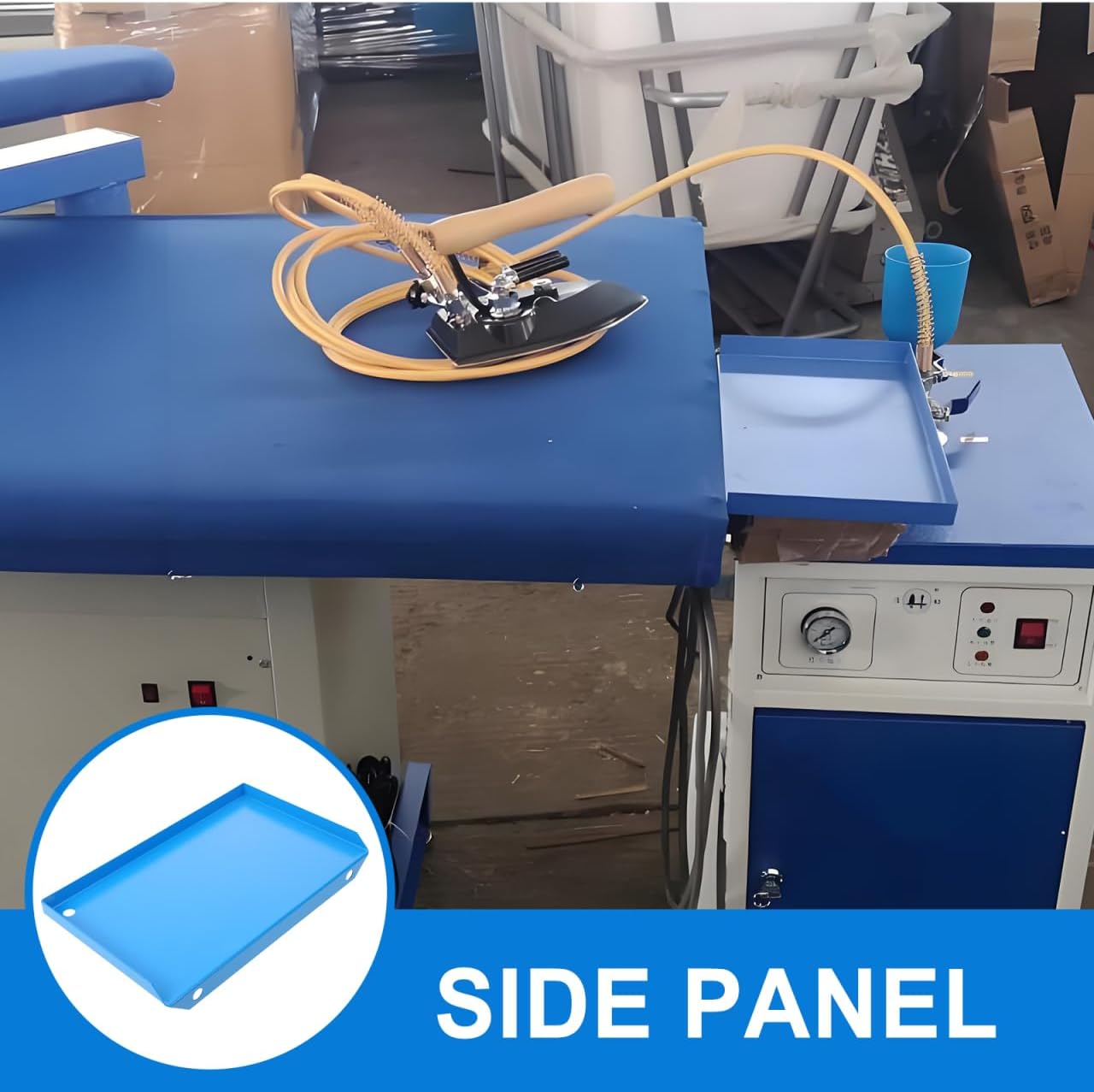 SOLUSTRE Closet Ironing Board Side Panels Iron Pipe Rack Board Rugged Fade-Resistant Workmanship