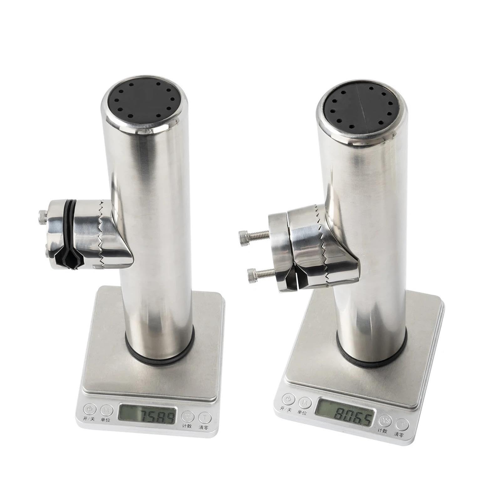 Morsetto su Supporto per Asta Binario 1 pz Inox 316