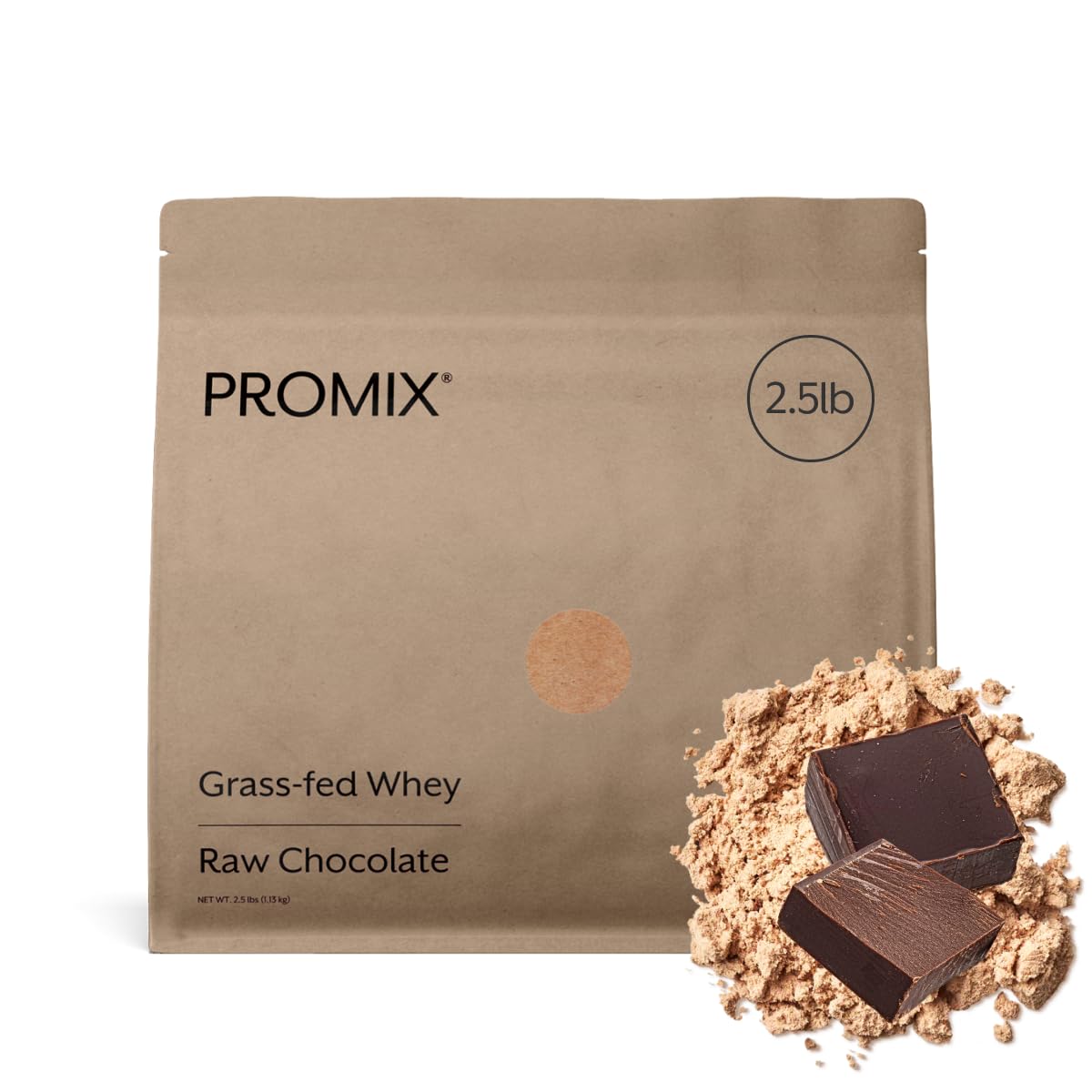 ProMix Nutrition Whey Protein em Pó, Sabor Chocolate, 25 g de proteína por porção, 31 porções