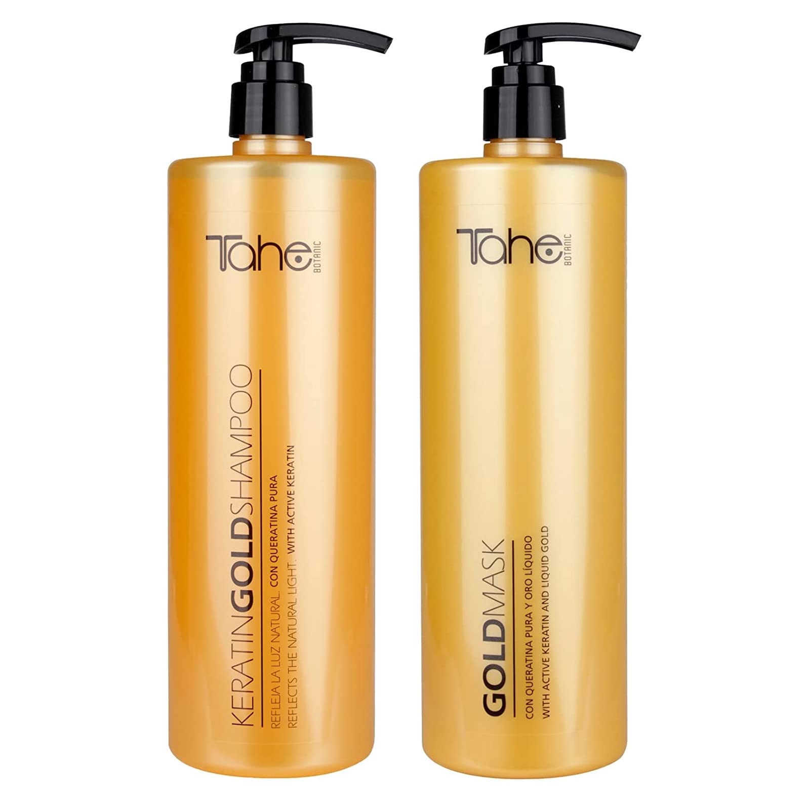 Tahe Pack Botanic Gold, champú y mascarilla (1000+1000)